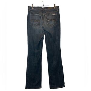 David Kahn Women Sz 6 Lauren Bootcut Dark Wash Jean 5 Pocket Design